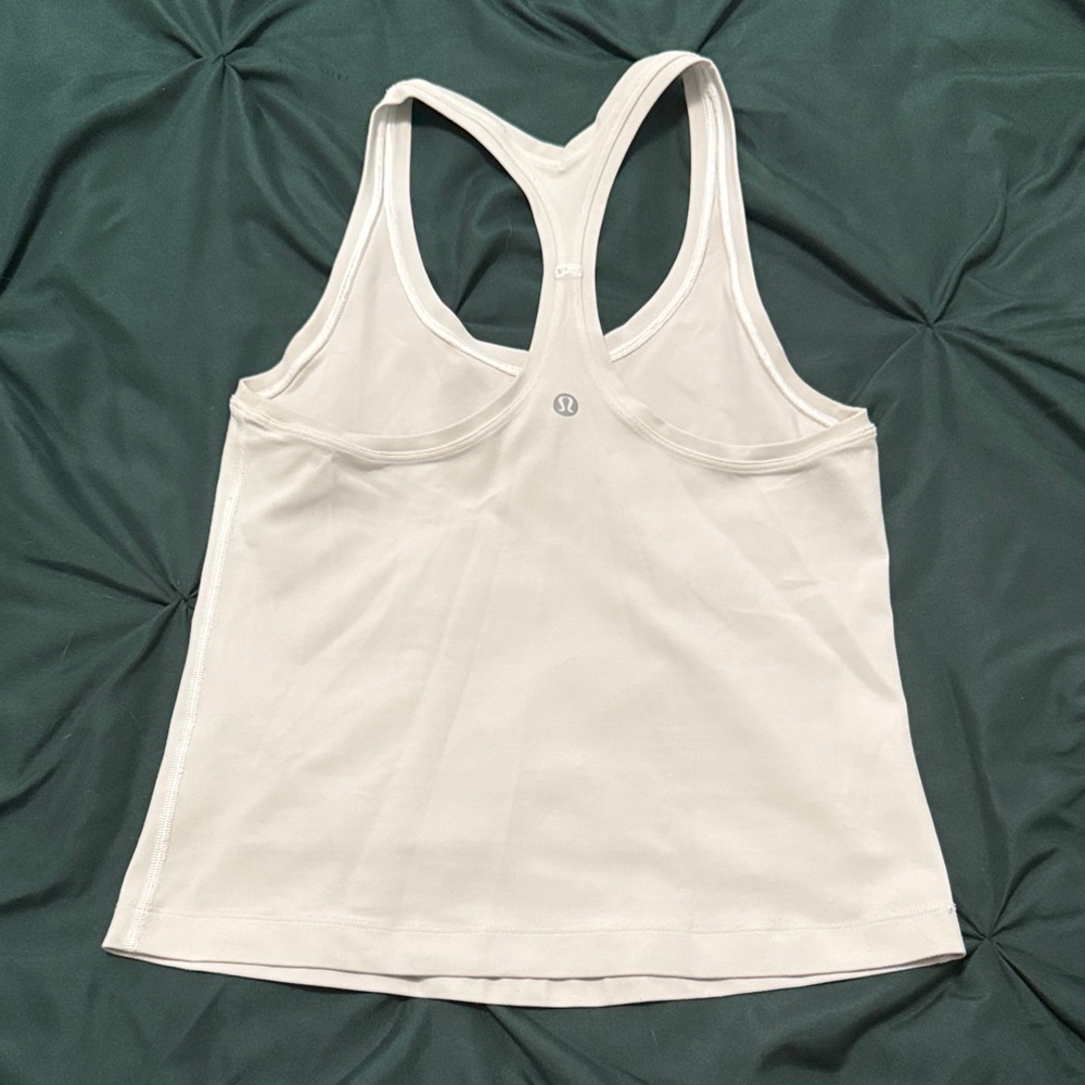 lululemon athletica Cream Racerback Workout Tank - Picture 3 of 3